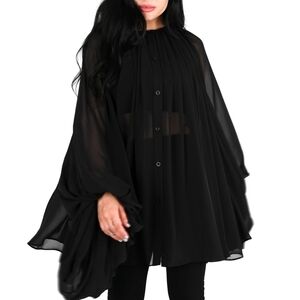 Oversized Button Up Tunic